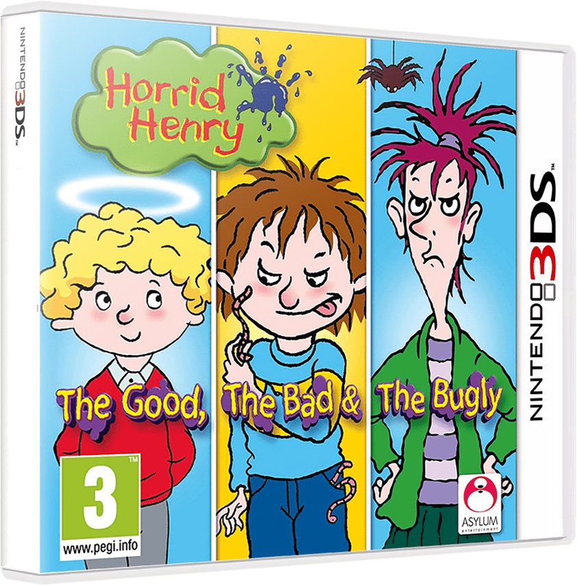 Horrid Henry: The Good, the Bad & the Bugly box art for Nintendo 3DS